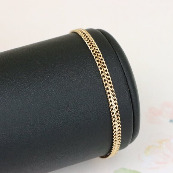 "Minimalist Rose Gold Bracelet with Fine Link Chain, XPBL1116 - Picture 9 of 13